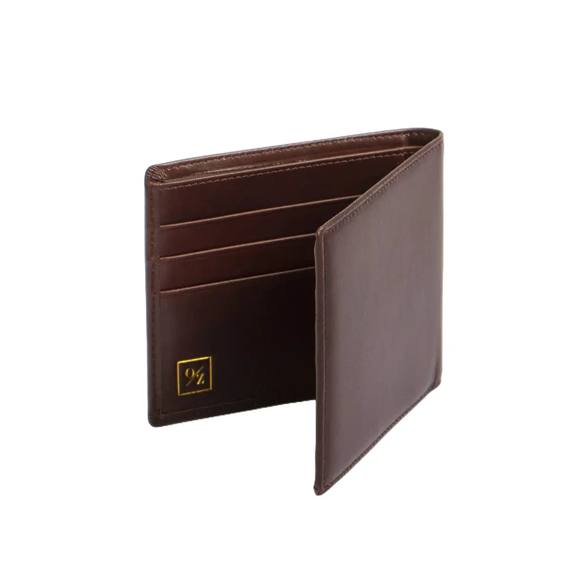 Luxury Leather Bi-Fold Wallet – Full-Size, Low Profile, Multiple Pockets