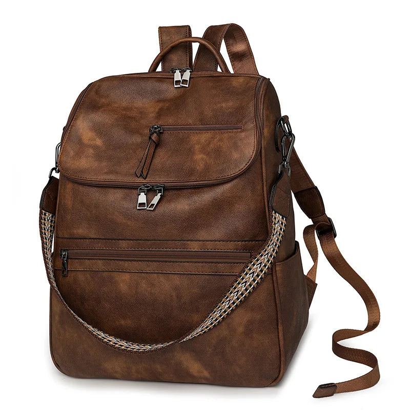 Backpack Purse for Women Travel Backpack Leather Large Women Backpack Fashion Designer Lady Shoulder Bags