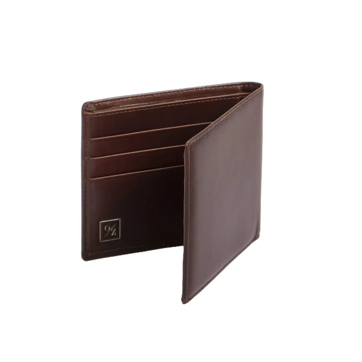 Luxury Leather Bi-Fold Wallet – Full-Size, Low Profile, Multiple Pockets