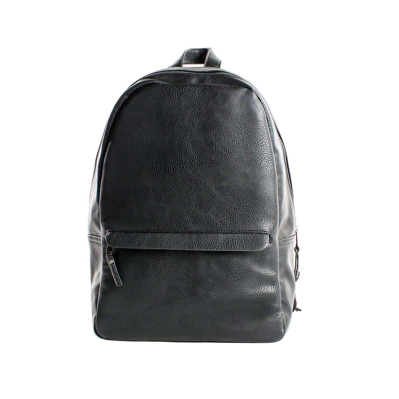 Vegan Leather Minimalist Backpack – Padded Laptop Sleeve, Air Mesh Back, Extra Pockets