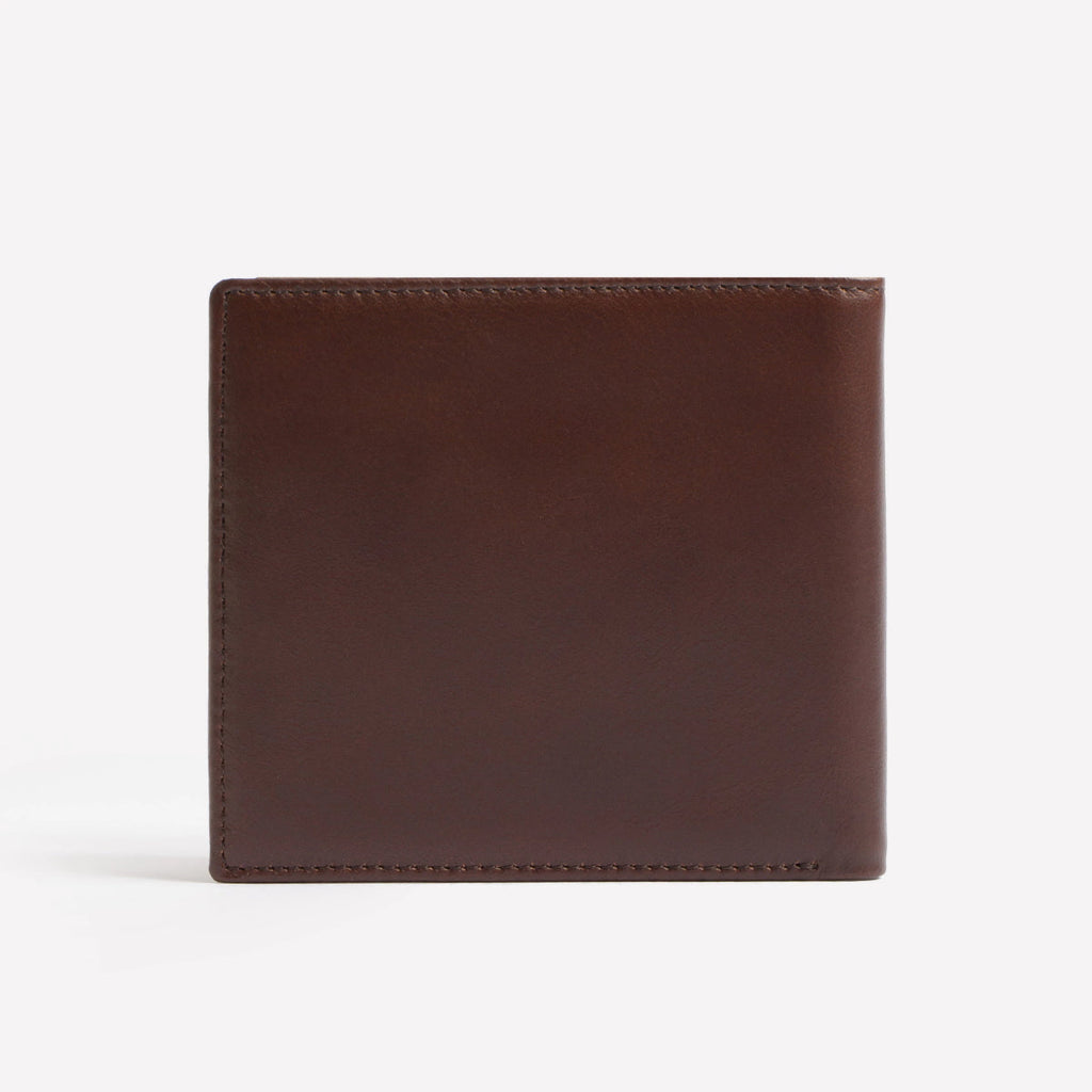 Luxury Leather Bi-Fold Wallet – Full-Size, Low Profile, Multiple Pockets