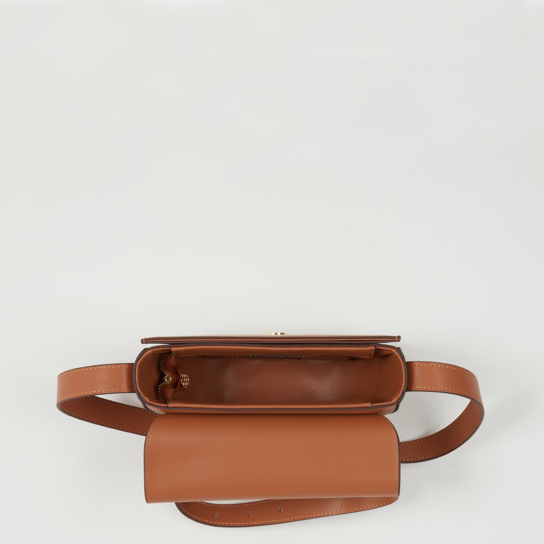 Women's Brown Leather Saddle Crossbody Purse – Premium Handbag
