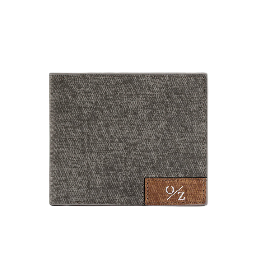 Casual Bi-Fold Wallet – Soft Touch, Card Slots, ID Window, Divider Pocket