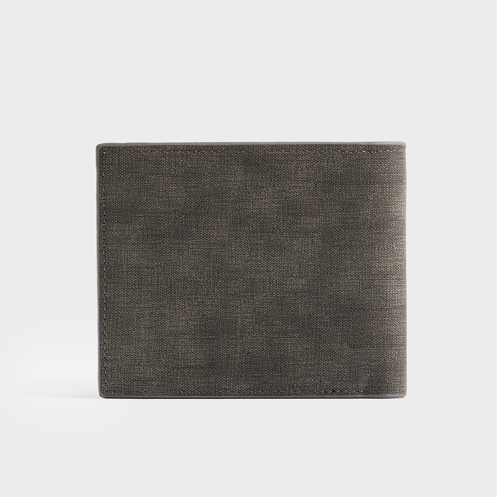 Casual Bi-Fold Wallet – Soft Touch, Card Slots, ID Window, Divider Pocket