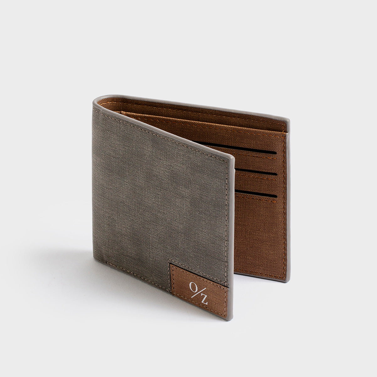 Casual Bi-Fold Wallet – Soft Touch, Card Slots, ID Window, Divider Pocket