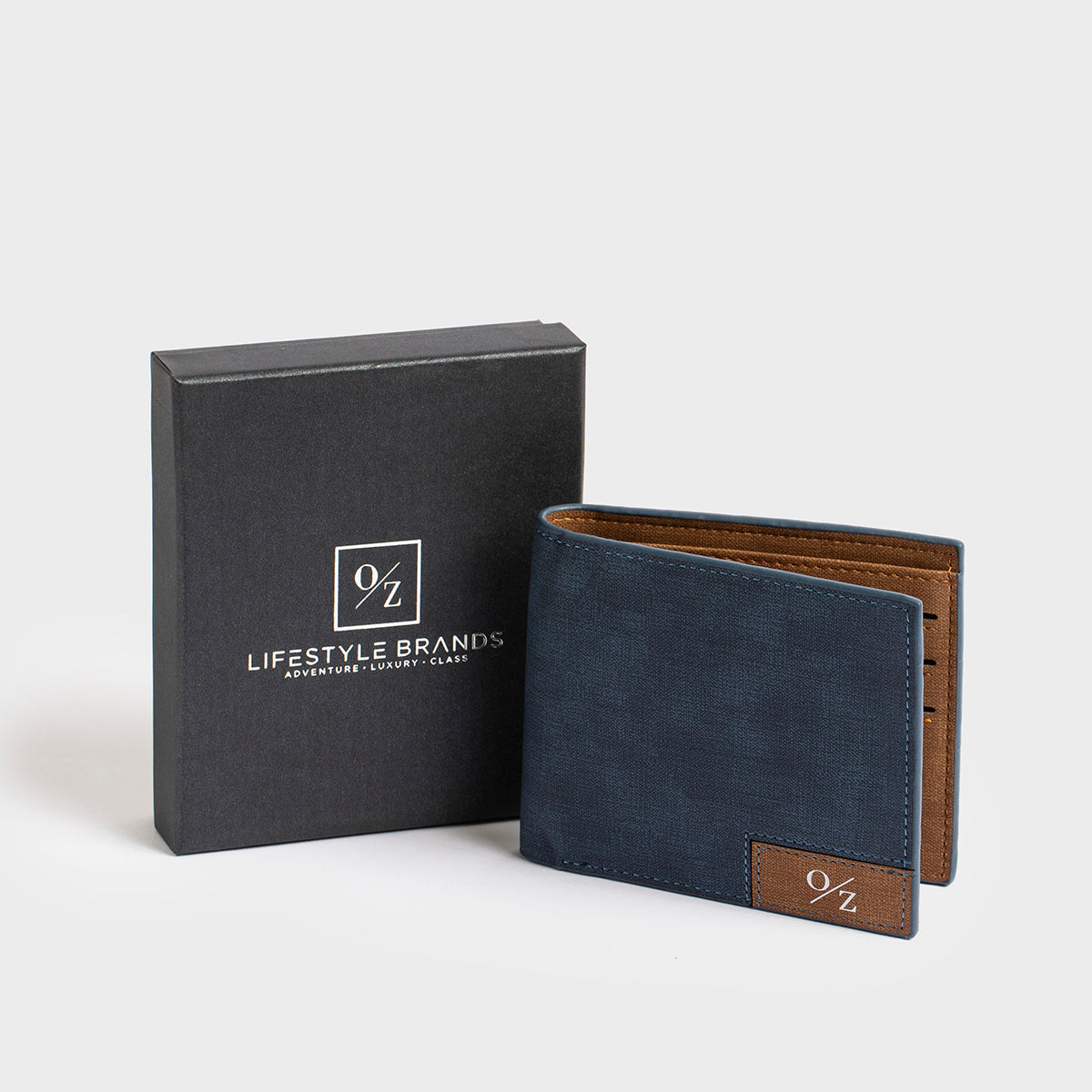 Casual Bi-Fold Wallet – Soft Touch, Card Slots, ID Window, Divider Pocket